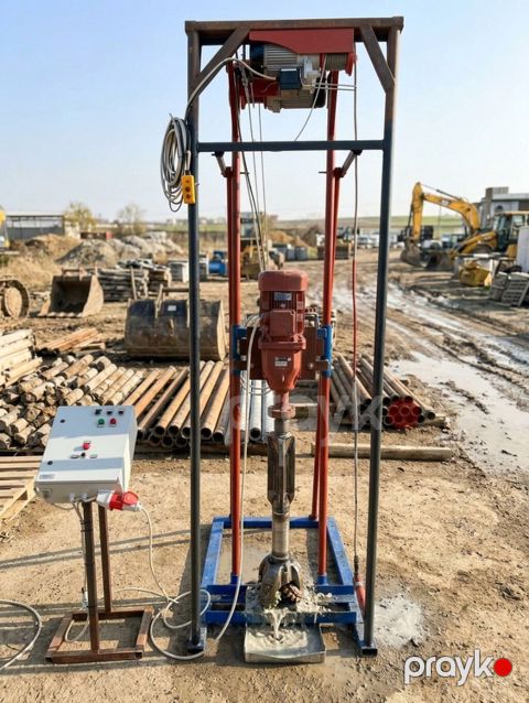Qazma qurğusu elektriklə isləyən Hündürlük - 3mt Qazma ştanqının