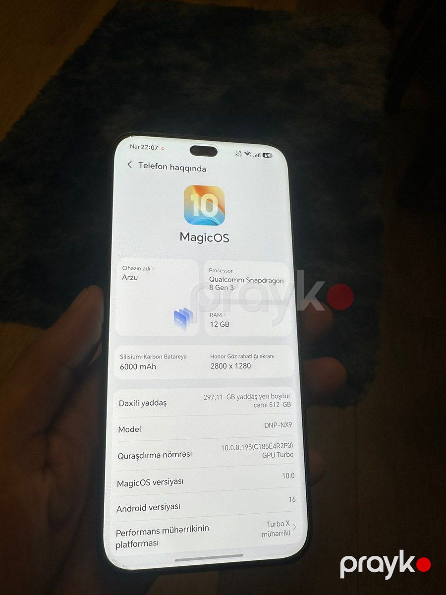 Honor 400 Pro Midnight Black 512GB/12GB — Smartfonlar, Bakı (3)