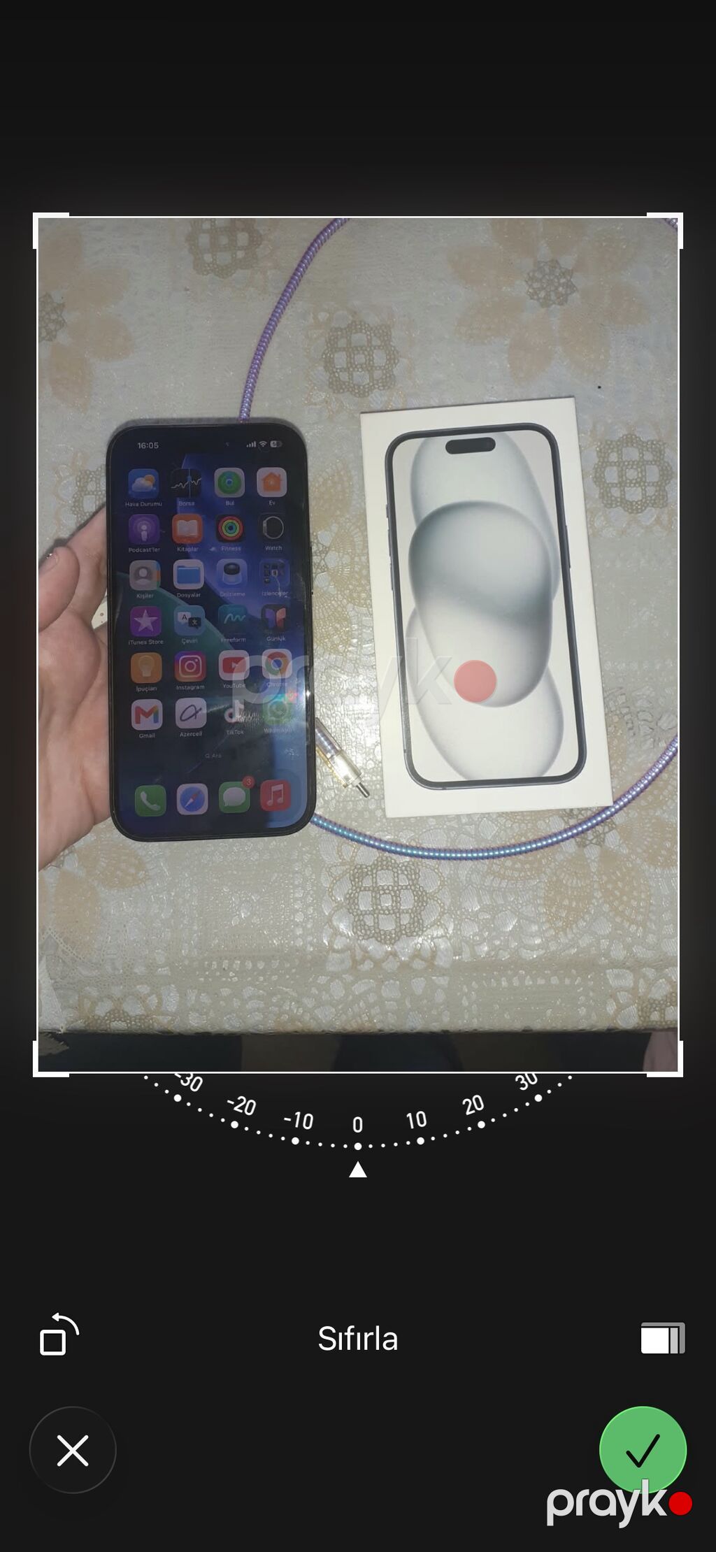 IPhone 15, 128 GB, Qara, Zəmanət, Barmaq izi, Simsiz şarj — Apple iPhone, Qobu (2)