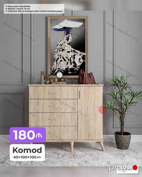 Qonaq otağı üçün, Siyirməli, Güzgüsüz, Pulsuz quraşdırılma, Zəmanətsiz — Bakı