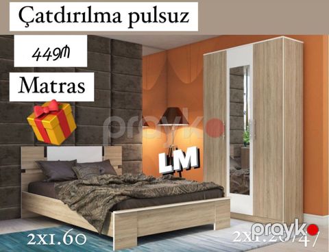 Yataq otağı dəsti - Qiymət: 449₼ - Çatdırılma: pulsuz - Hədiyyə — Masazır