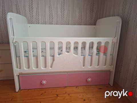 Oğlan və qız üçün, Yeni, Dördbucaq, Beşik, Dəstsiz, Matras ilə, Yellənmə mexanizmsiz — Bakı