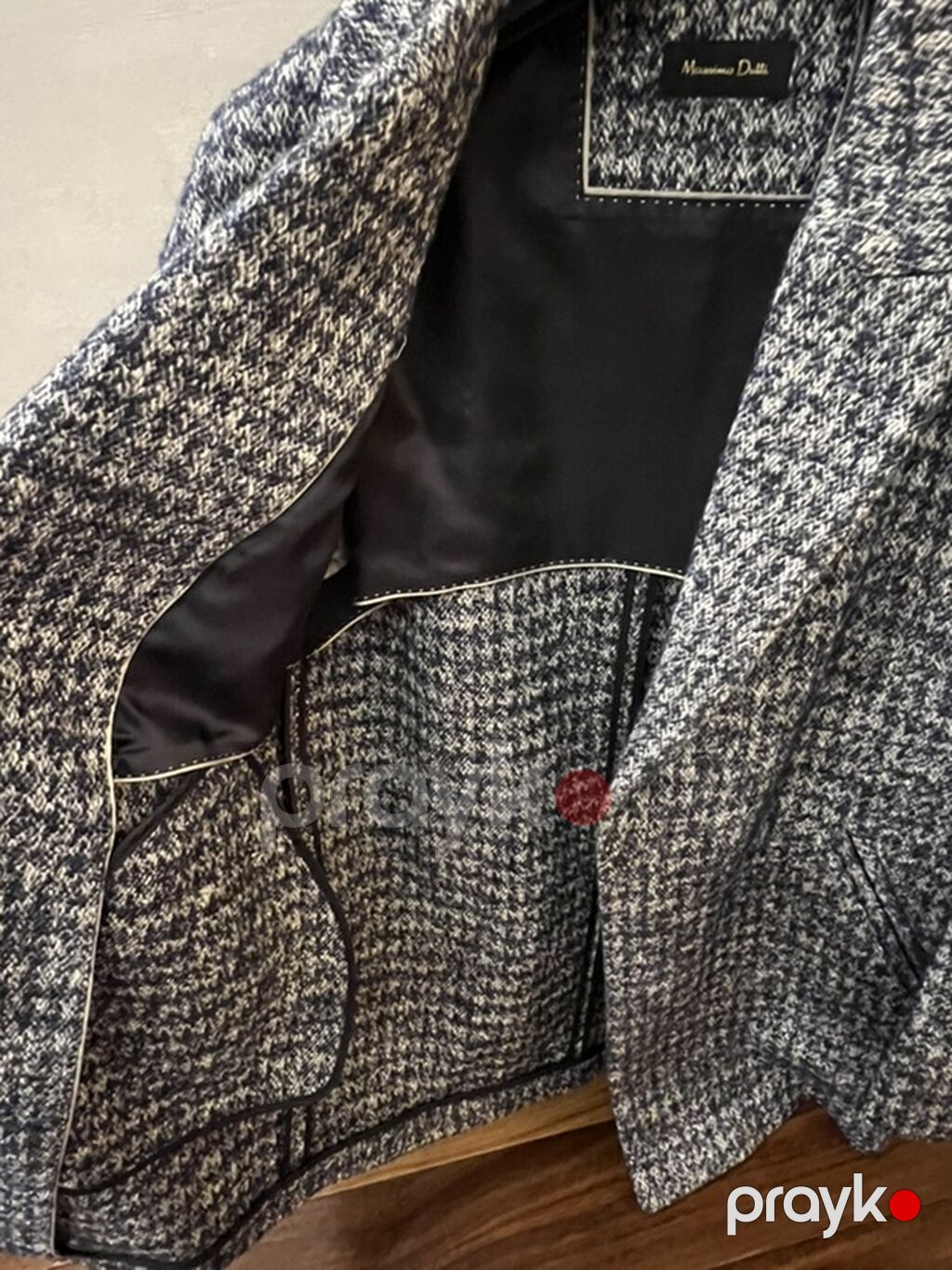Massimo Dutti qadın bleizeri - Klassik “houndstooth” (qırıq dama) — Caketi, Bakı (3)