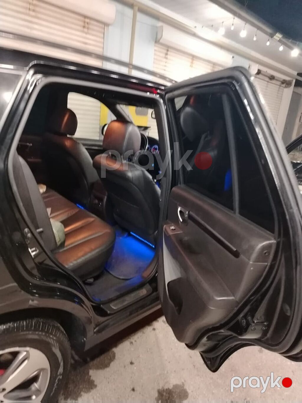 Hyundai Santa Fe MLX – qara rəngli, 5 qapılı krossover/SUV. Əsas — Avtomobillər, Bakı (7)
