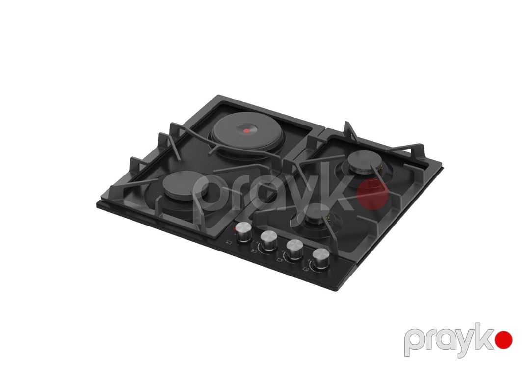 Qaz plitəsi Haustek Ankastre Bişirmə Paneli (60 sm, Inox) — Ev texnikası, Bakı (2)