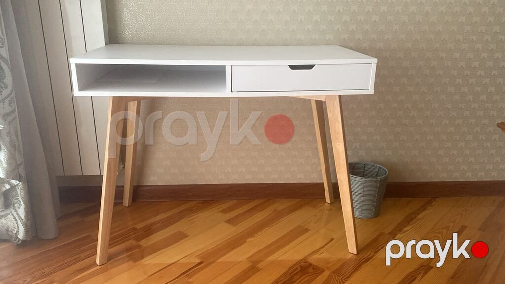 Düz masa, Stulsuz, Polkalı, Siyirməli, Taxta — Kompüter masaları və kresloları, Bakı (2)