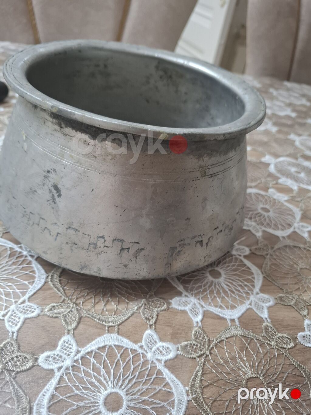 Qazan, rəng - Gümüşü, Alüminium — Bişirmə qabları, Bakı (4)