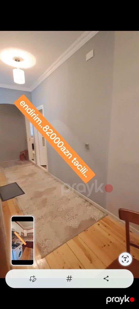 3-otaqlı mənzil, Şəki ş., 90 m² — Mənzil, Şəki (5)