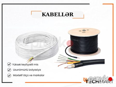 CAT5, CAT6 və Cctv kabelləri — Bakı