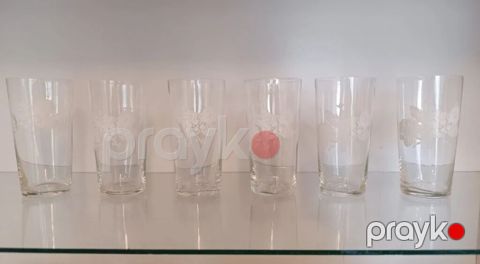 Stəkanlar, Şüşə, 6 ədədli dəst, 250 ml, Rusiya — Sumqayıt