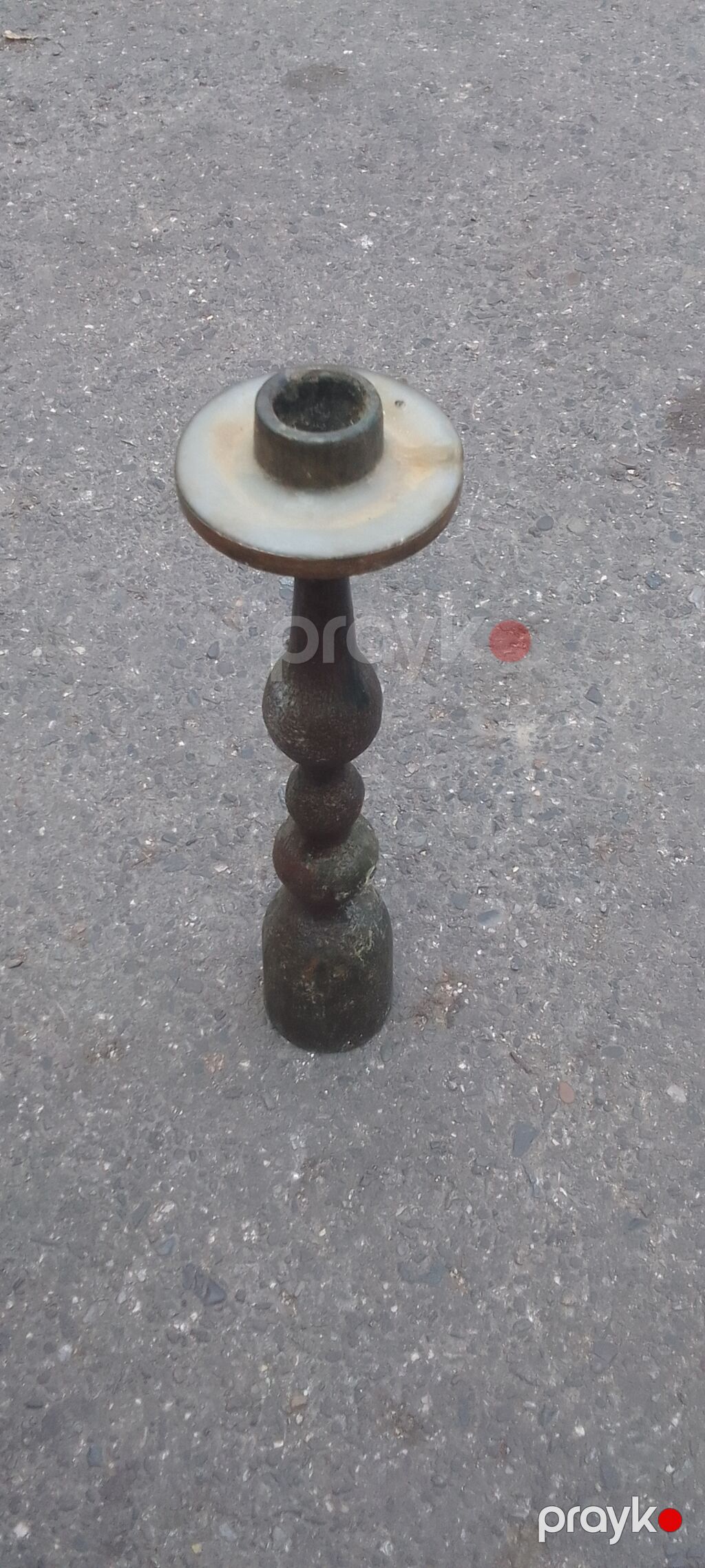 Metal şamdan - Material: bürünc/metal gövdə, üst hissədə şam üçün — Eviniz üçün ətirləri, şamlar və şam tutacaqları, Bakı (2)
