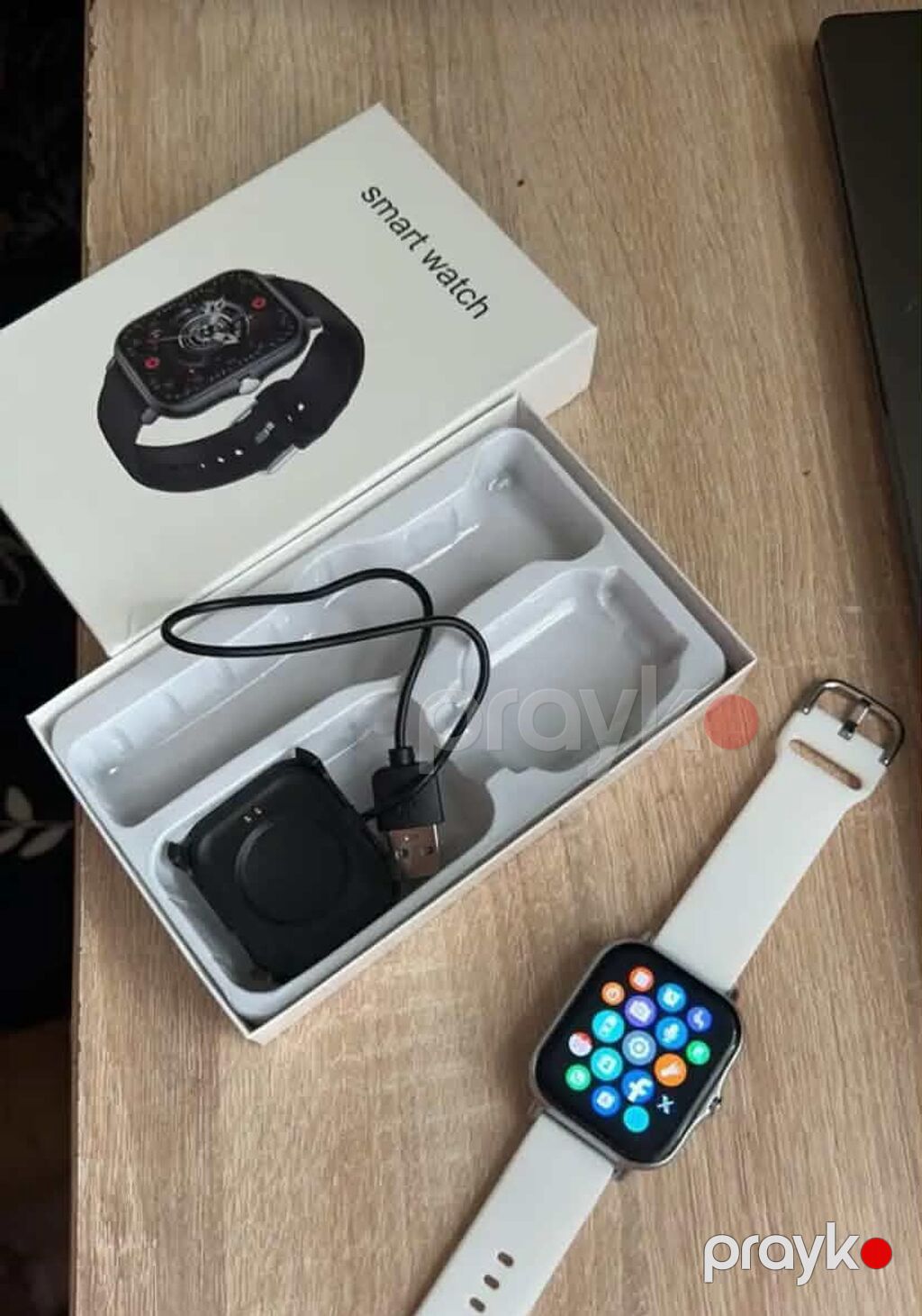 Smart Watch – çoxfunksiyalı ağıllı saat - Kvadrat korpuslu sensor — Ağıllı saatlar, Bakı (2)