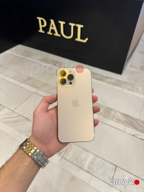 IPhone 13 Pro Max, 256 GB, Matte Gold, Zəmanət, Simsiz şarj, Face ID — Digah