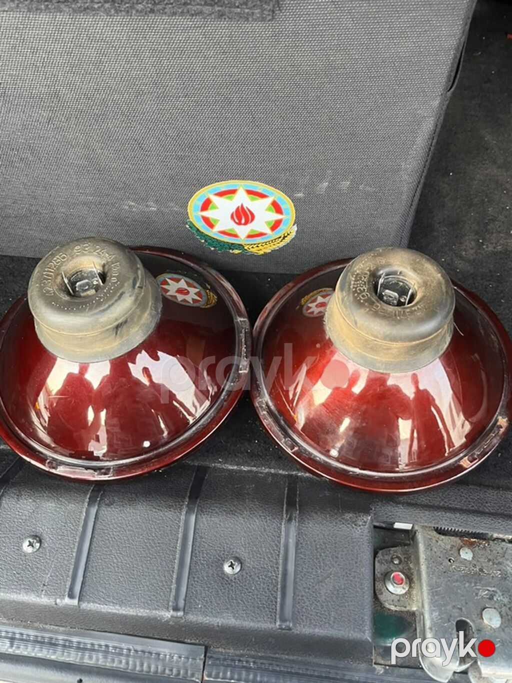 Niva, vaz2106 ücün zavod fara ici sarı lupalı.Təzədi az işlənib — Avtomobil işığı, Bakı (5)