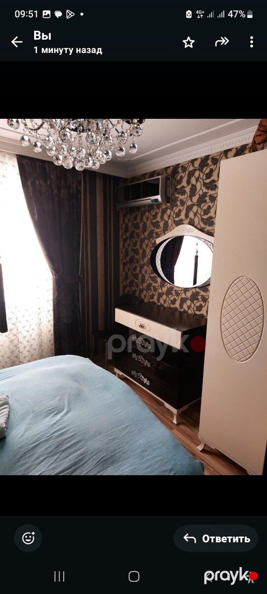 3-otaqlı mənzil, Nizami k., 81 m² — Mənzil, Göyçay (5)