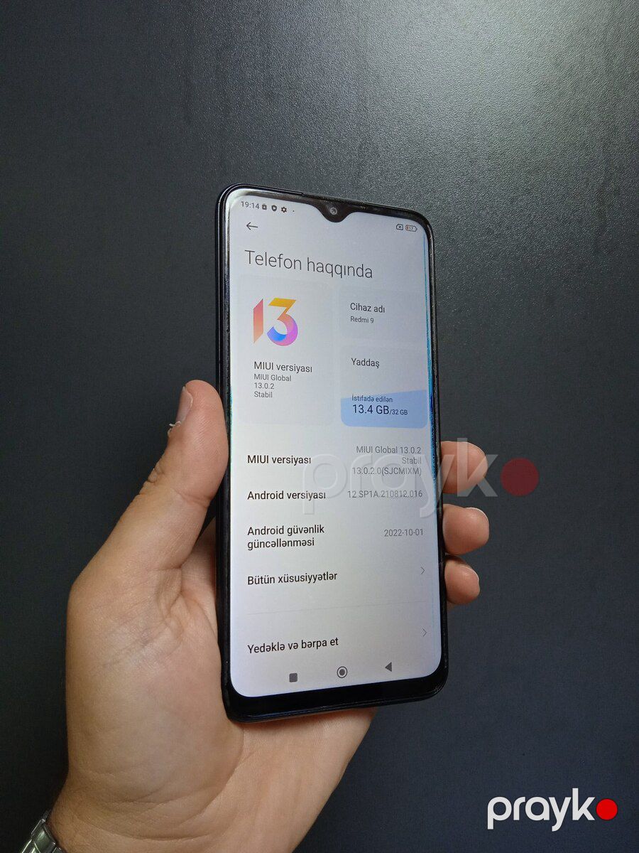 Xiaomi Redmi 9 Carbon Gray 32GB/3GB — Smartfonlar, Bakı (3)