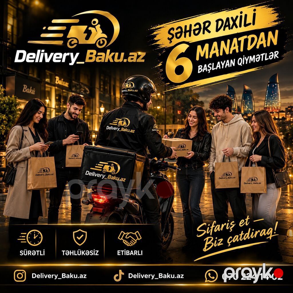 Delivery_Baku.az – sürətli və etibarlı kuryer xidməti - 24/7 sifariş — Digər, Bakı (2)