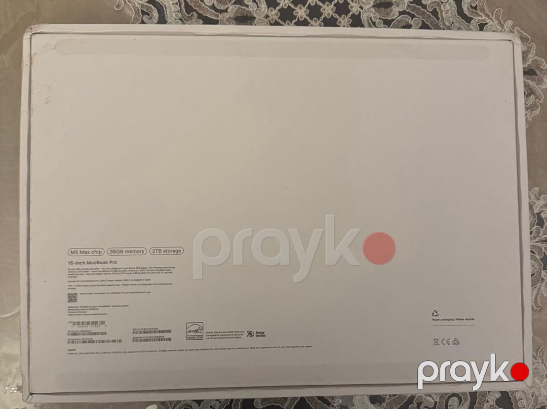 MacBook Pro 16 M5 Max 36GB/2TB — Yeni, istifadə olunmayıb — Noutbuklar, Bakı (2)