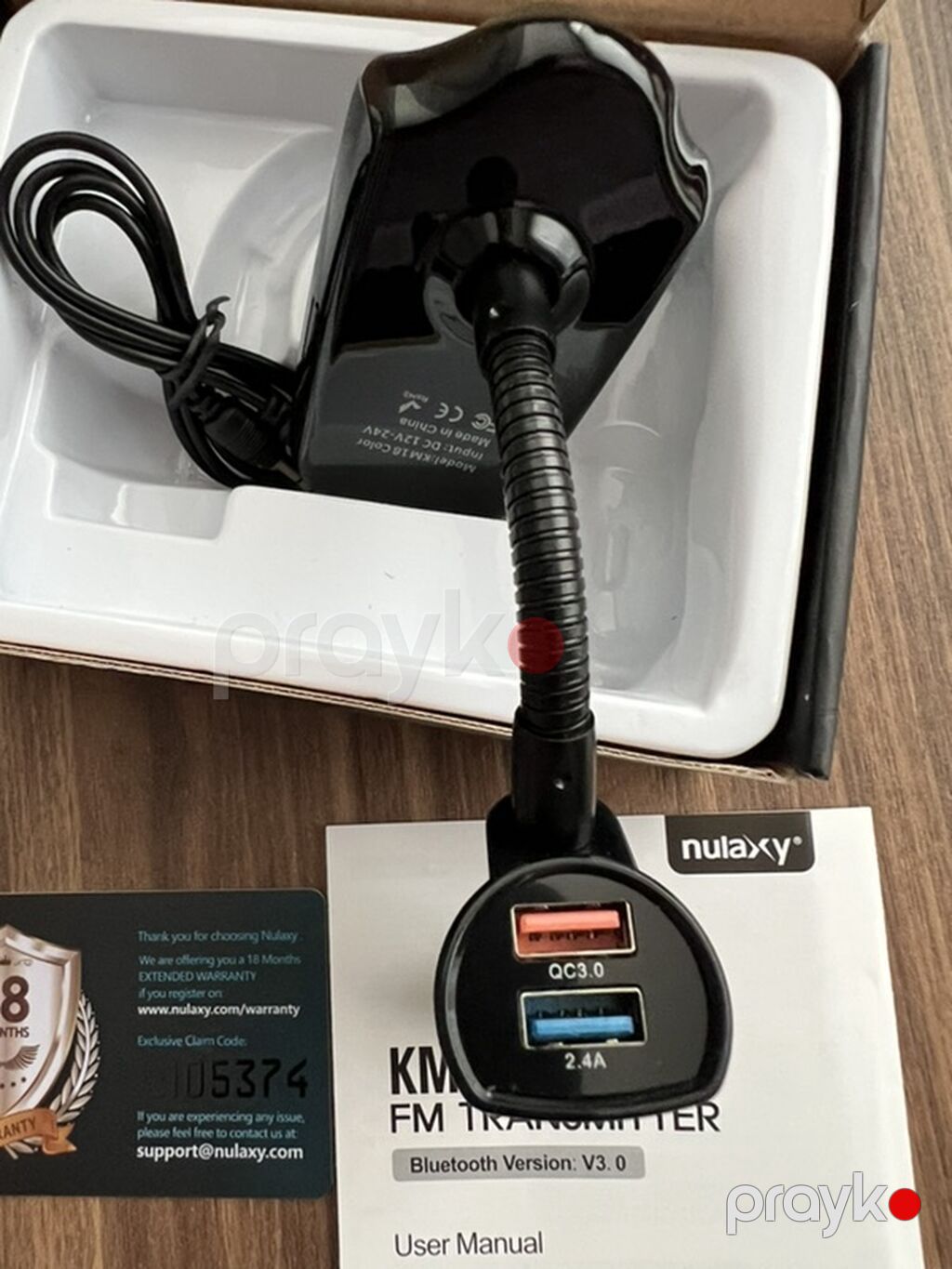 Nulaxy KM18 Color Bluetooth FM Transmitter Avtomobil üçün universal — Digər, Bakı (5)