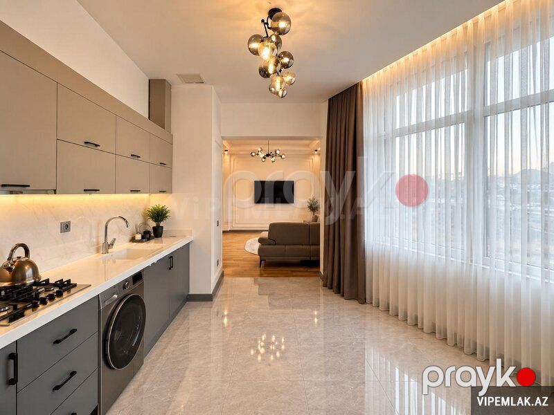 Binəqədi rayonunda 3 otaqlı Yeni tikili Satılır, 122 m² — Mənzil, Bakı (7)