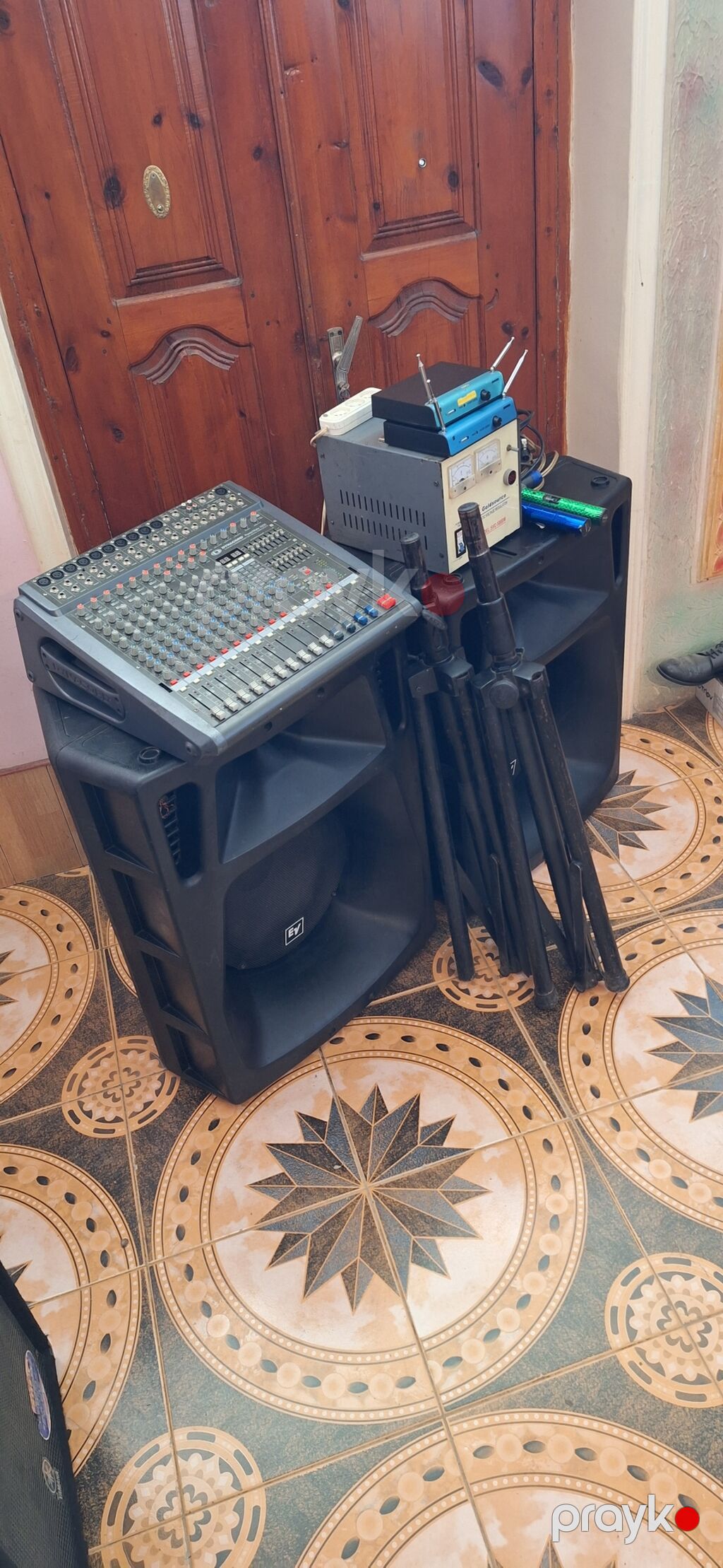 1)OriginalAmerika Electro voice Sx 500+ kalonka 2)Dynacord 1000-2 — Studiya və konsert üçün, Şəmkir (3)