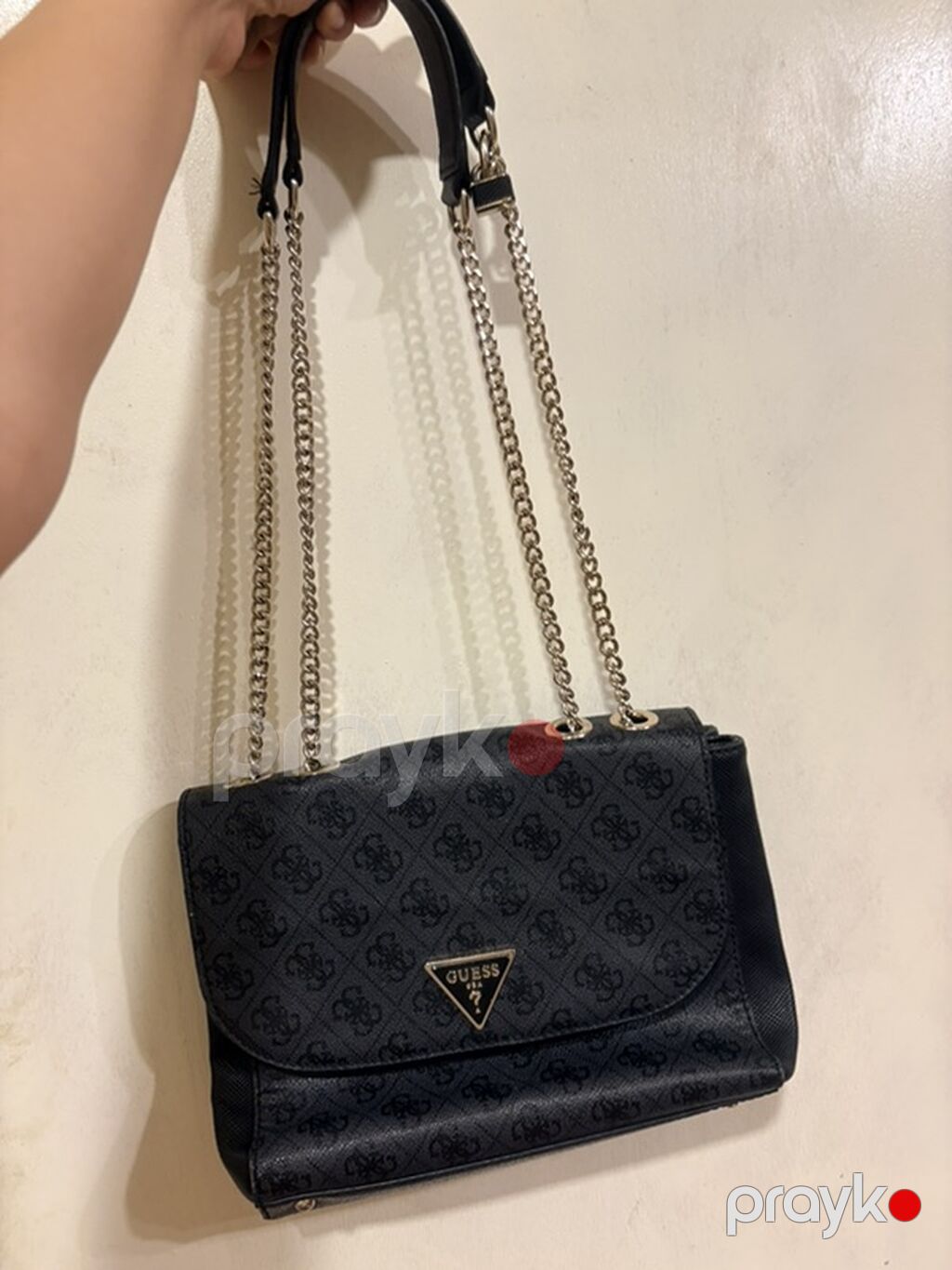 Orijinal Guess çiyin çantası - Rəng: tünd boz/qartal qara tonlarda — Çantalar, çamadanlar, cüzdanlar, Ucar (3)