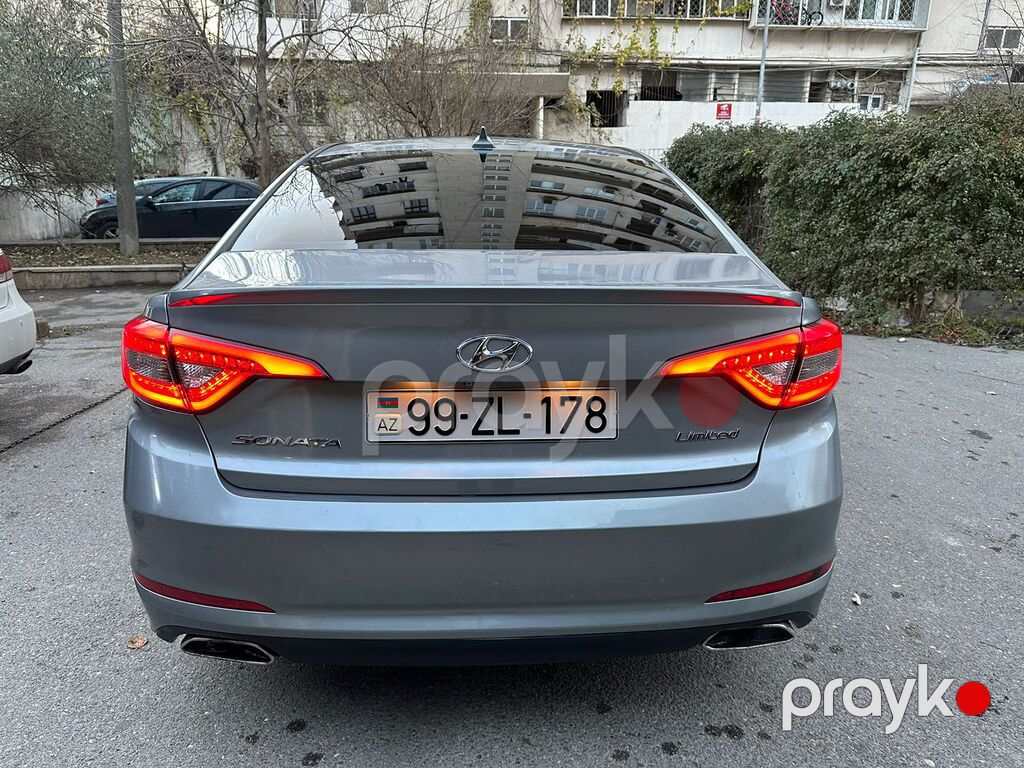 Hyundai Sonata, 2.4 L, 2015 il, 165 000 km — Avtomobillər, Bakı (4)