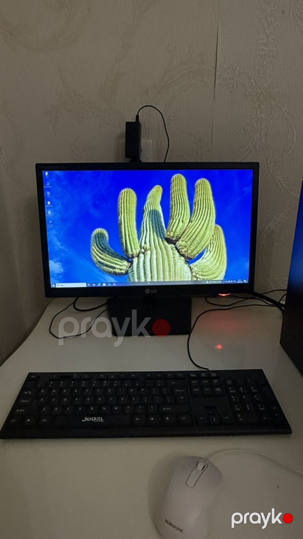Masaüstü kompüter seti – HP sistem bloku + LG monitor + klaviatura və — Masaüstü kompüterlər, Bakı (2)