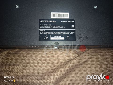 Hoffmann 40E3400 LED televizor - Ekran diaqonalı: 40" - Güc — Bakı