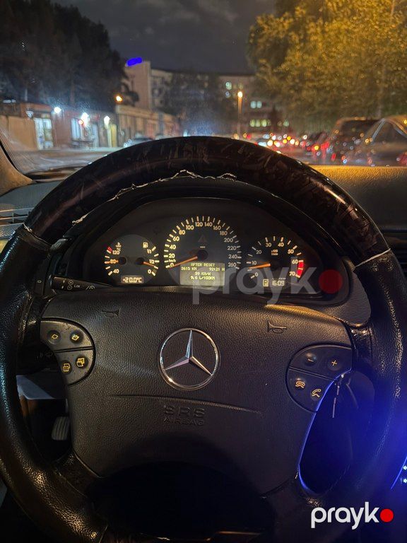 Mercedes E 240, 2.4 L, 2001 il, 275 000 km — Avtomobillər, Bakı (6)