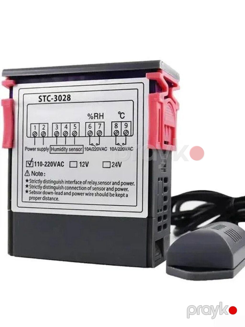 Termotənzimləyici STC-3028/12V STC-3028 modelli temperatur və rütubət — Avtomobil elektrikası, Bakı (4)