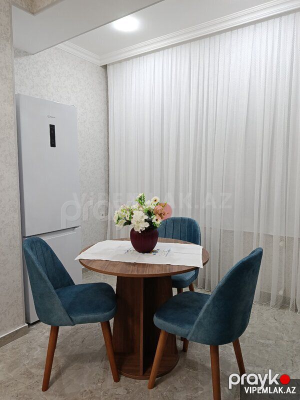 Nərimanov rayonunda 2 otaqlı Yeni tikili Kirayə verilir, 75 m² — Mənzil, Bakı (5)