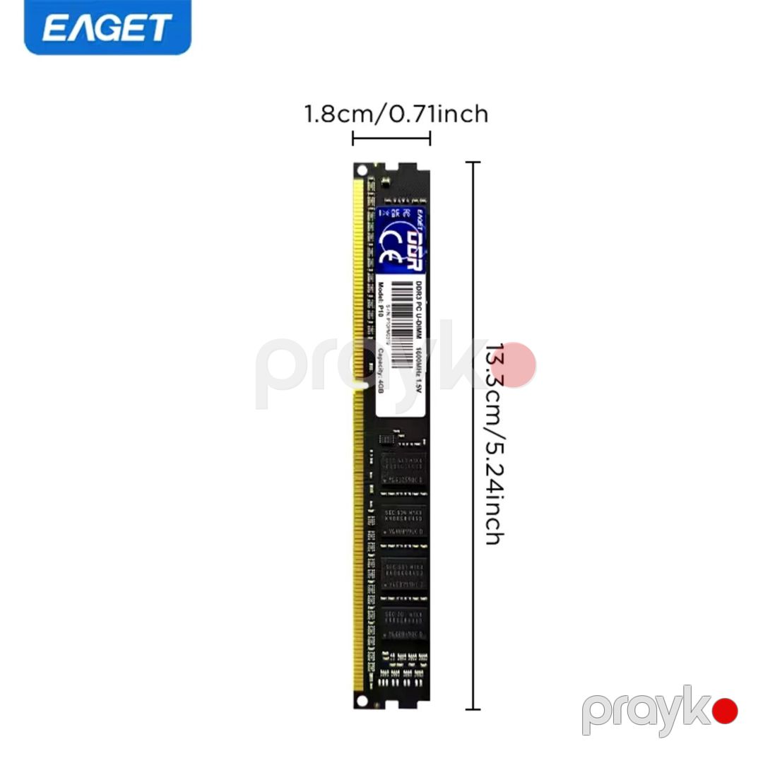 RAM Eaget DDR3 8GB 1600MHz — Kompüterlər və noutbuklar, Bakı (5)