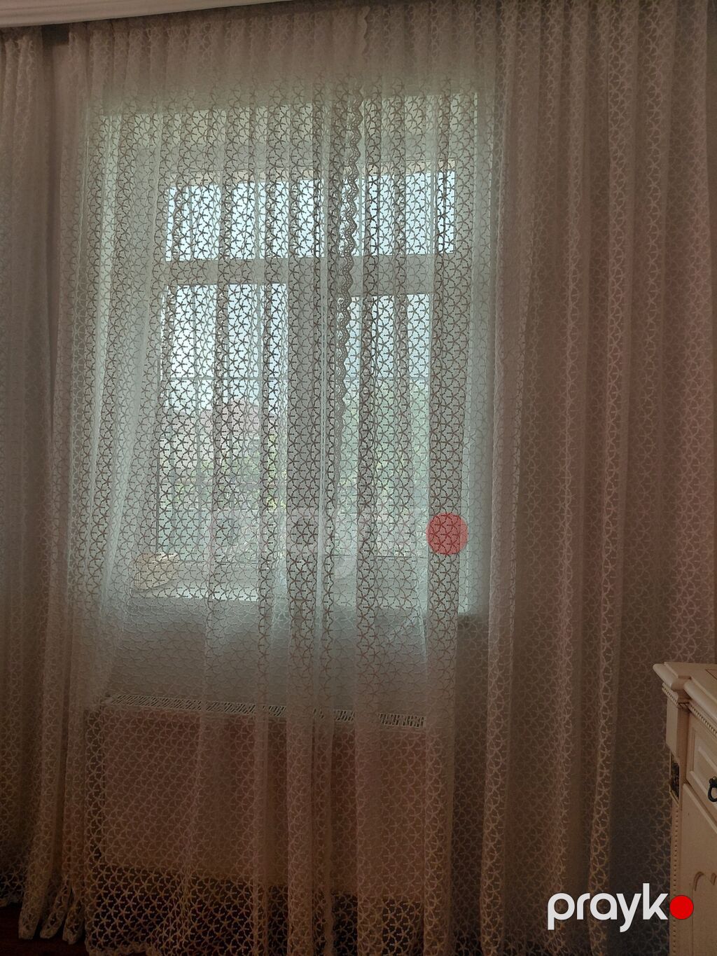 Tül pərdə dəsti 2 pərdə.her biri ayri ayrılıqda ortadan jalyuz kimi — Pərdələr, kornişlər, jalüzilər, Digah (2)