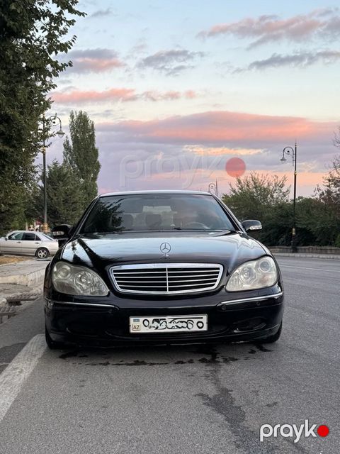 Mercedes S 320, 3.2 L, 2000 il, 250 000 km — Şamaxı