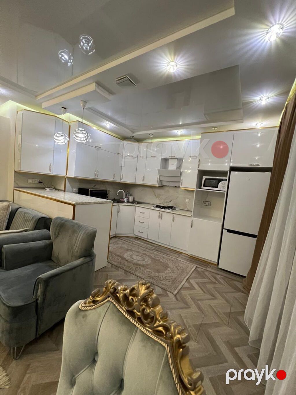 "Grand həyat" vip binada qaraj daxil 3 otaqlı lüks kirayə mənzil — Mənzil, Bakı (6)