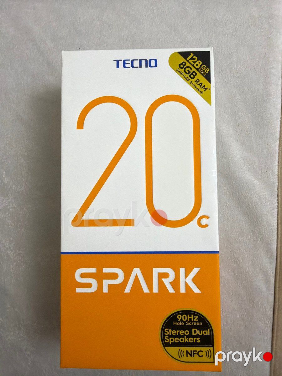 Tecno Spark 20C Gravity Black 128GB/4GB — Smartfonlar, Bakı (7)