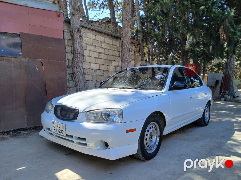 Hyundai Elantra sedan 2003 – avtomatik sürətlər qutusu 4 təzə təkər — Avtomobillər, Digah (8)