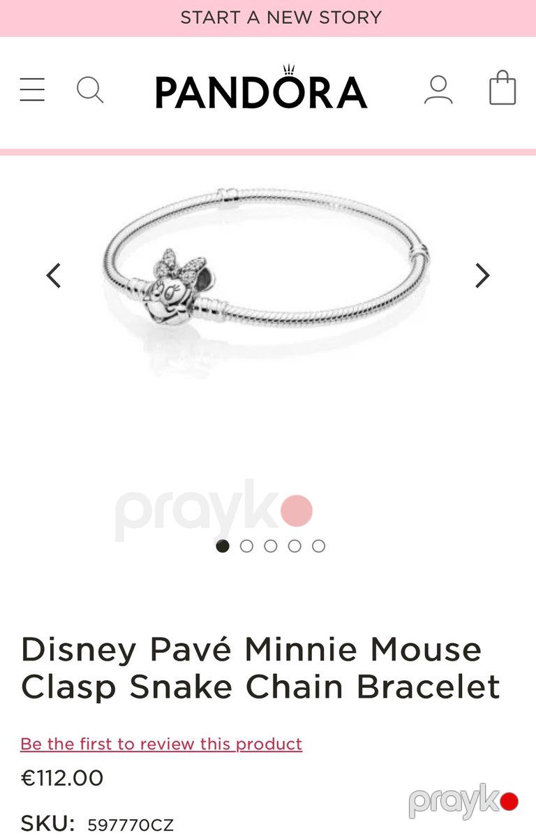 Pandora Disney Minnie Mouse qolbağı — Şəxsi əşyalar, Bakı (2)