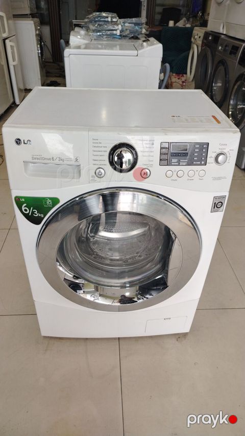 Paltaryuyan maşın LG, 6 kq, İşlənmiş, Avtomat, Qurutma var, Kredit yoxdur, Ünvandan götürmə, Pulsuz çatdırılma, Ödənişli çatdırılma — Bakı