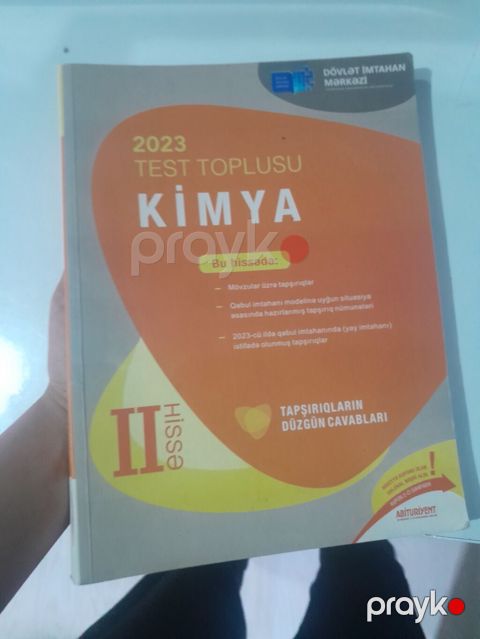 Kimya 11-ci sinif, 2023 il — Mehdiabad