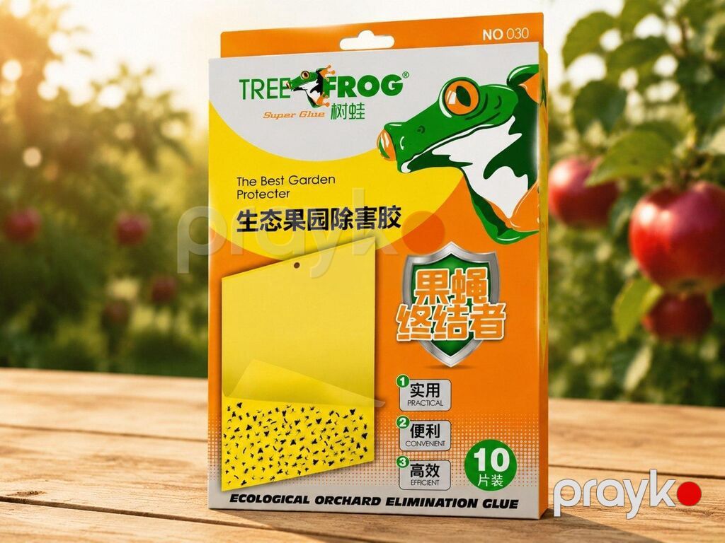Milçək yapışqanı 10 pcs Frog №030 Təsvir: Tree Frog Bağ Həşərat — Heyvan malları, Bakı (2)