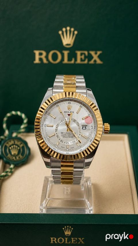 Rolex Sky-Dweller – iki tonlu Oystersteel və 18K sarı qızıl - Korpus — Mehdiabad