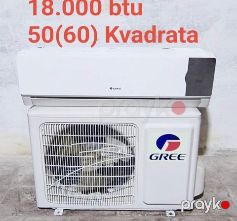 Kondisioner Gree, İşlənmiş, 50-60 kv. m, Split sistem, Kredit yoxdur, Ödənişli quraşdırma — Bakı