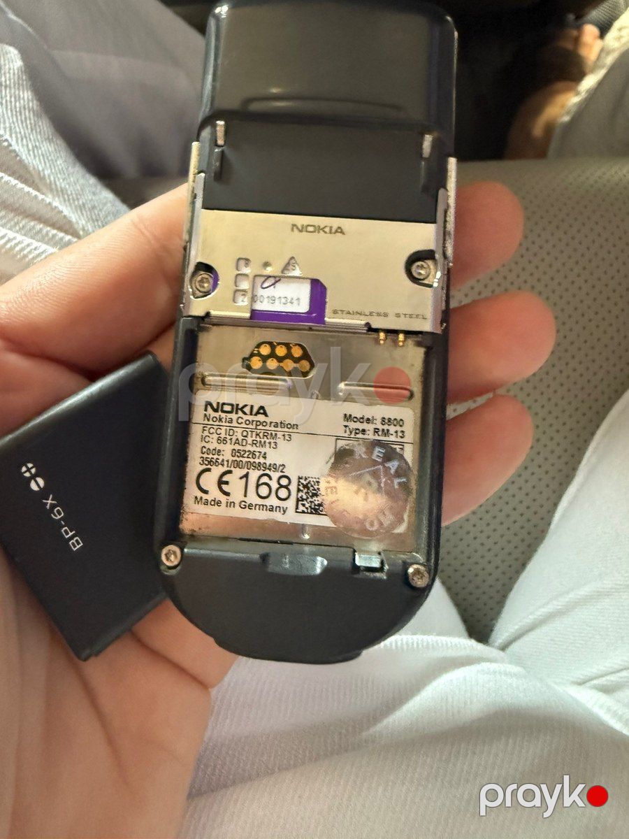 Nokia 8800 Silver — Smartfonlar, Bakı (7)