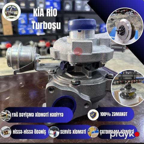 "Kia Rio" turbosu və kartirici — Bakı