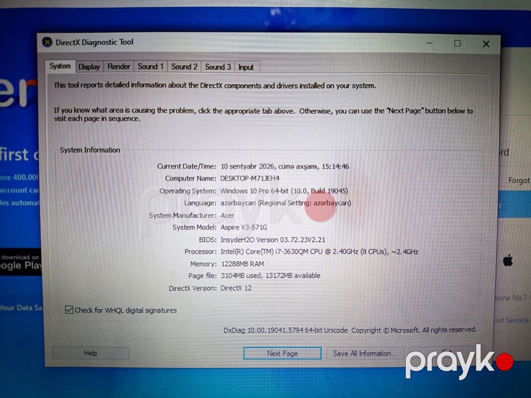 Noutbuk Acer — Noutbuklar, Bakı (3)