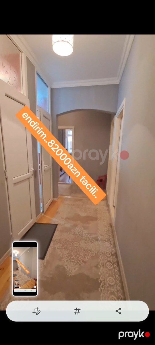 3-otaqlı mənzil, Şəki ş., 90 m² — Mənzil, Şəki (6)