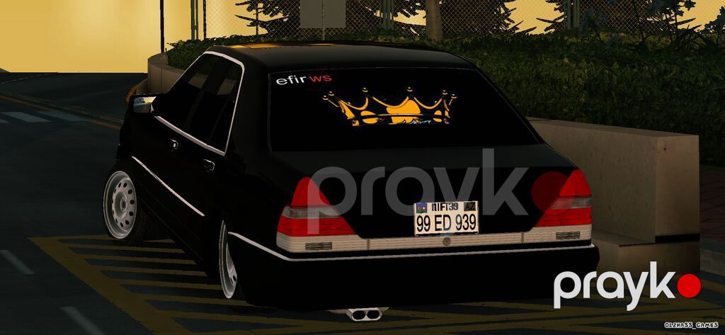 Qara sedan – arxa şüşədə “efirws” və qızılı tac stikeri ilə — Digər, Sumqayıt (2)