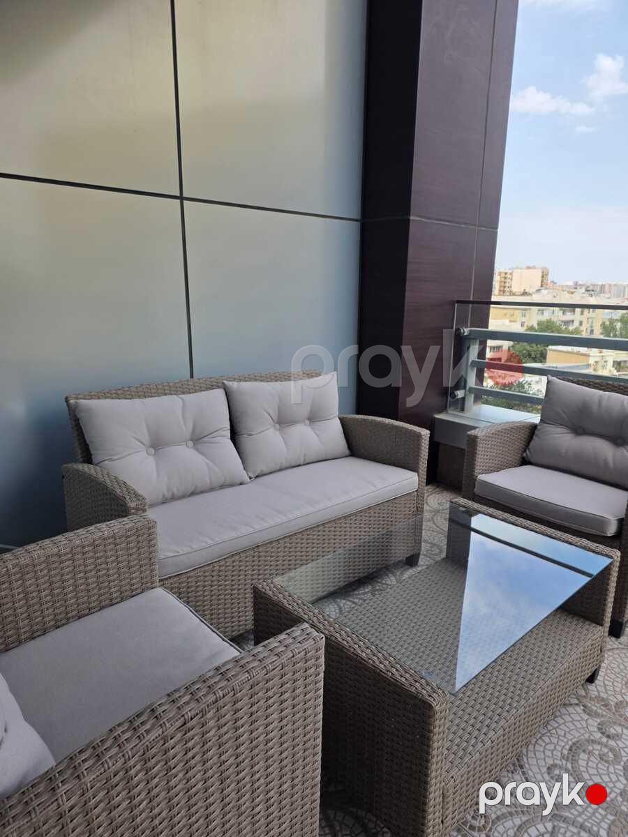 İcarəyə verilir 2 otaqlı yeni tikili 101 m² — Mənzil, Bakı (9)